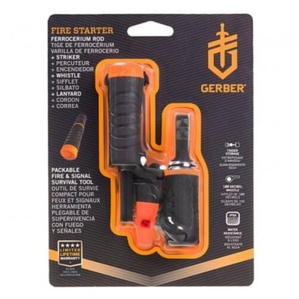 Gerber  | Luxe Vuurstarter | Fire Starter | Zwart/Oranje