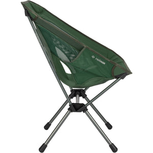 Helinox Chair One olijfgroene campingstoel met opvouwbaar frame van de zijkant
