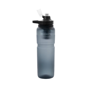 Katadyn BeFree AC Bottle 0,9L doorschijnende zwarte waterfilterfles met geïntegreerd filterelement