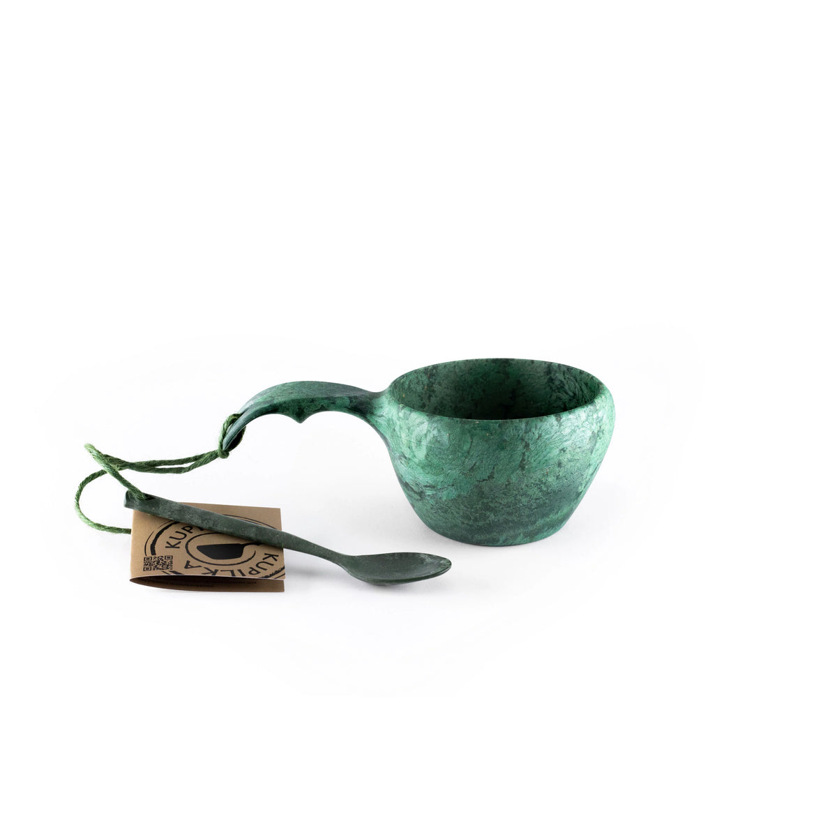 Kupilka 21 Classic Cup outdoor mok met handvat, gemaakt van houtcomposiet met een inhoud van 210 ml   