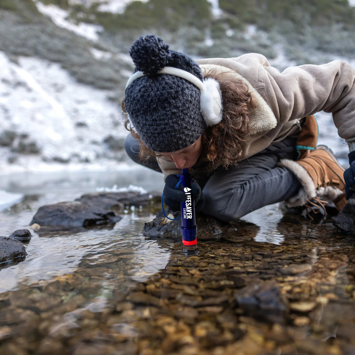 LifeSaver • LifeLine Straw Filter • Draagbaar Waterfilter - Outdoor Food