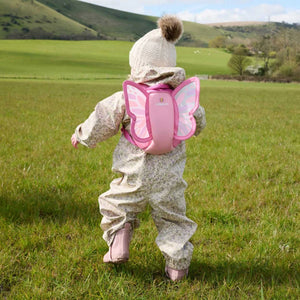LittleLife Animal Toddler Backpack veilige en comfortabele peuterrugzak met speels dierenthema en verstelbare schouderbanden butterfly 4