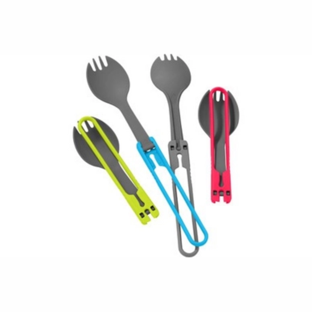 MSR Utensil Set 4pc Sporks folded