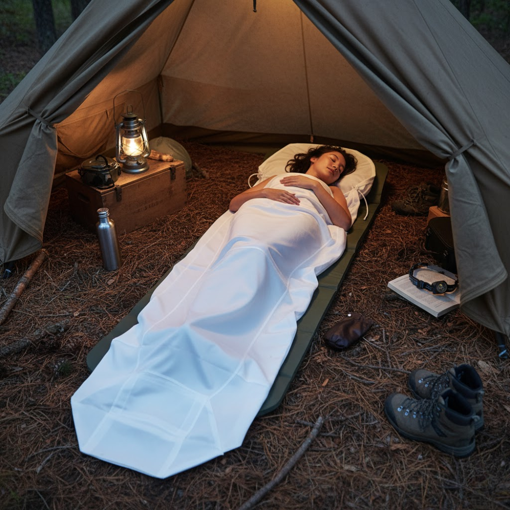 Cocoon Mummy Liner - 100% Egyptisch Katoen - Tuareg - Outdoor Food