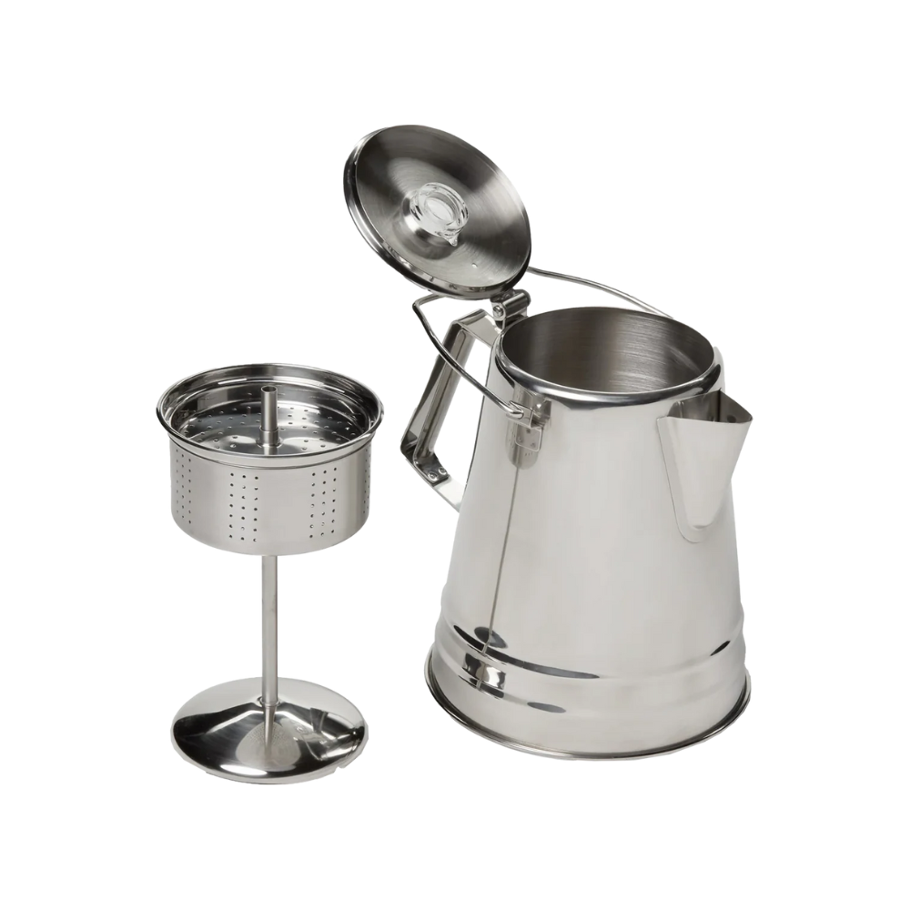 GSI Stainless 14-Tassen-Perkolator, Edelstahl