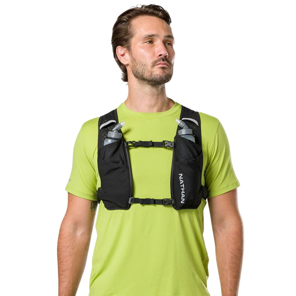 Nathan Quick Start 3.0 6L Black / Reflective Silver - Outdoor Food