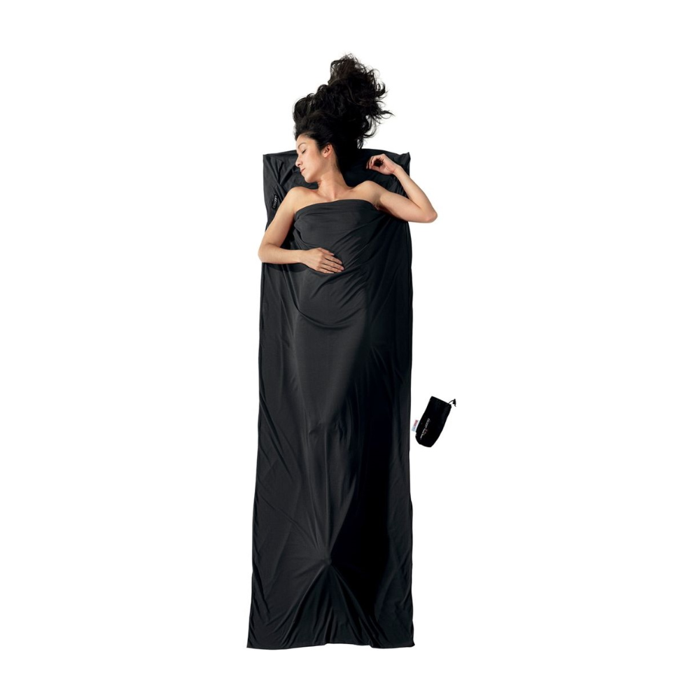 Cocoon Travelsheet Thermolite Performer Volcano black - Outdoor Food