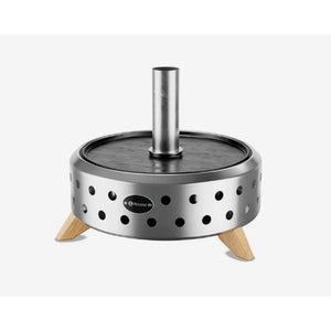 Petromax Griddle Spot plancha outdoor tafelgrill met ronde stalen bakplaat voor koken en grillen