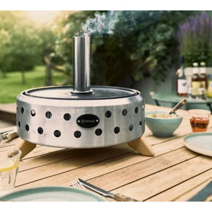 Petromax Griddle Spot plancha outdoor tafelgrill met ronde stalen bakplaat voor koken en grillen 3