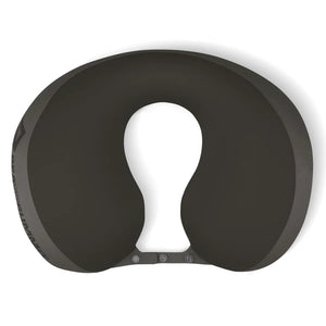 Sea to Summit Aeros Premium Travel Pillow in Jet Black, een zwart, zacht en ergonomisch opblaasbaar reiskussen boven