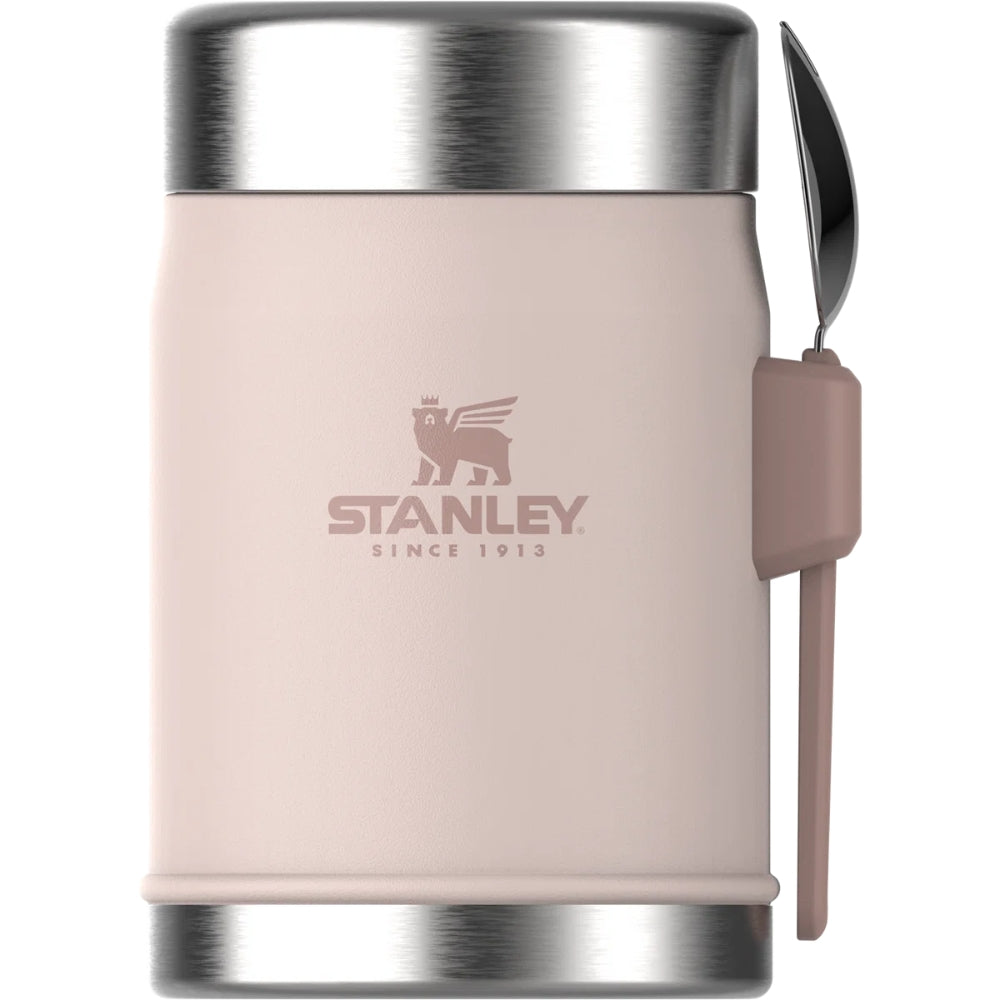 Stanley Legendary Spork Foodjar Rose Quartz 0,4L roze roestvrijstalen voedselthermosfles met geïntegreerde spork
