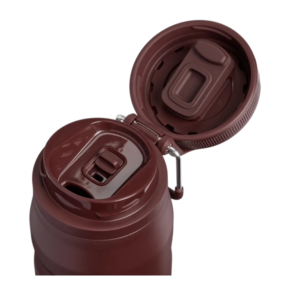 Stanley Iceflow TwistFlip thermosbeker in de kleur coffee met een inhoud van 0,71 liter en handige draaidop dop
