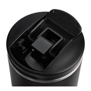 Stanley Transit FlipFlop thermosbeker in de zwarte kleur Black met een inhoud van 0,59 liter dop