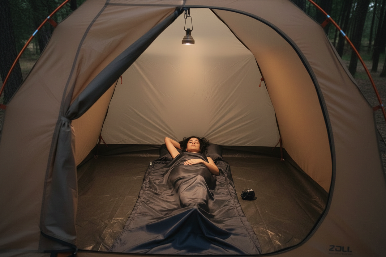 Travelsheet, 100% Silk, Insectshield, rhino1
