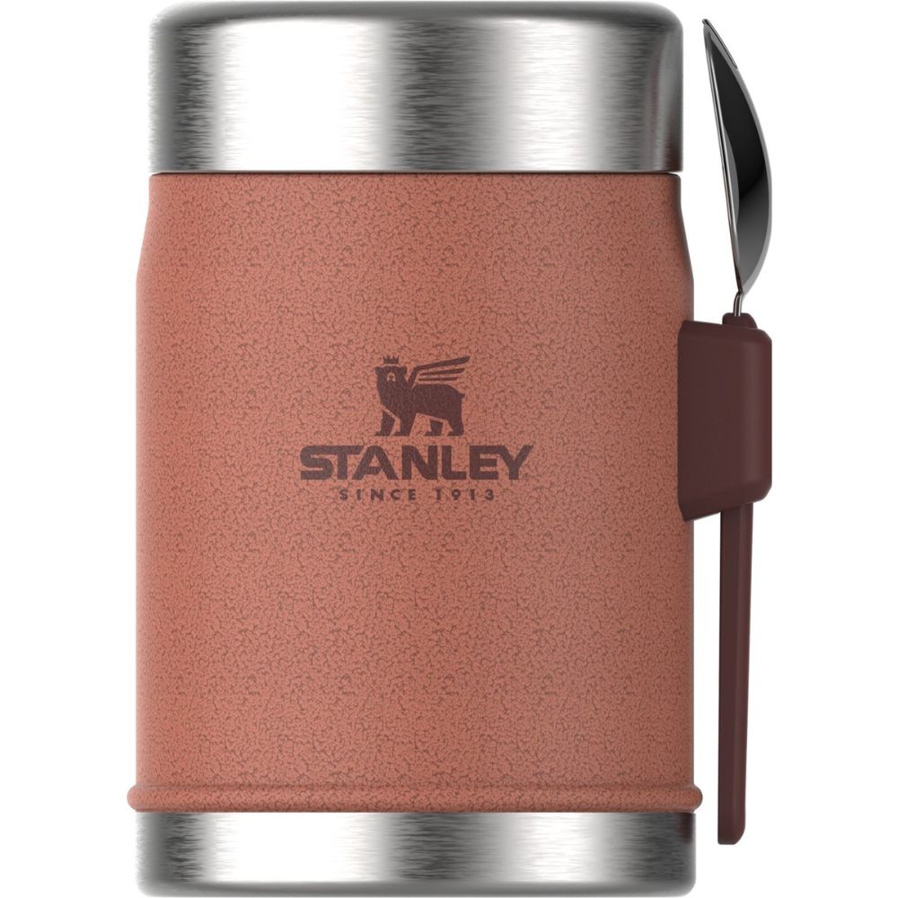 Stanley Food Jar + Spork 0.4L - Hammertone Clay