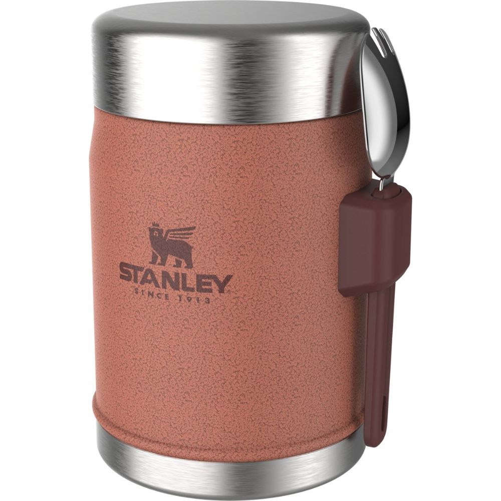 Stanley Food Jar + Spork 0.4L - Hammertone Clay