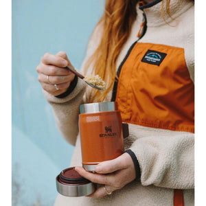 Stanley Food Jar + Spork 0.4L - Hammertone Clay