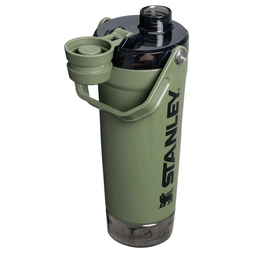 Vitalize Shaker Bottle lekvrije eiwitshaker met maataanduiding, mengbal en schroefdop, inhoud 0,59 liter