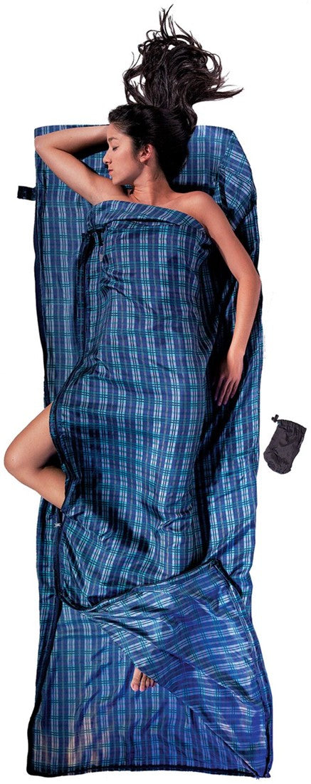 Outdoor Food - Cocoon • 100% Zijden Travelsheet Coupler • Luxe Lakenzak