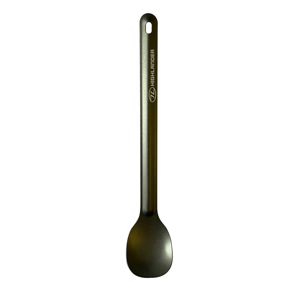 Highlander Fod Pack Spoon - Lange Aluminium Outdoor Lepel