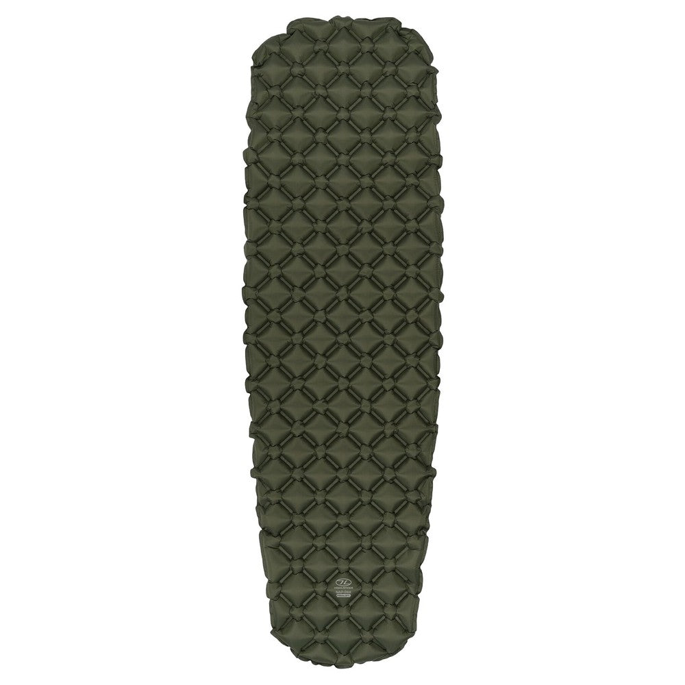 Highlander NAP-PAK opblaasbare en compacte trekkingslaapmat met comfortabele luchtcellen