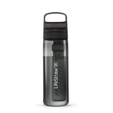 LifeStraw Go 2.0 kunststof waterfles 650ml in de tijdloze kleur zwart.