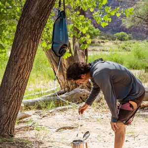 LifeStraw Peak Gravity Water Filter Compact 3L | Mountain Blue - Outdoor Food