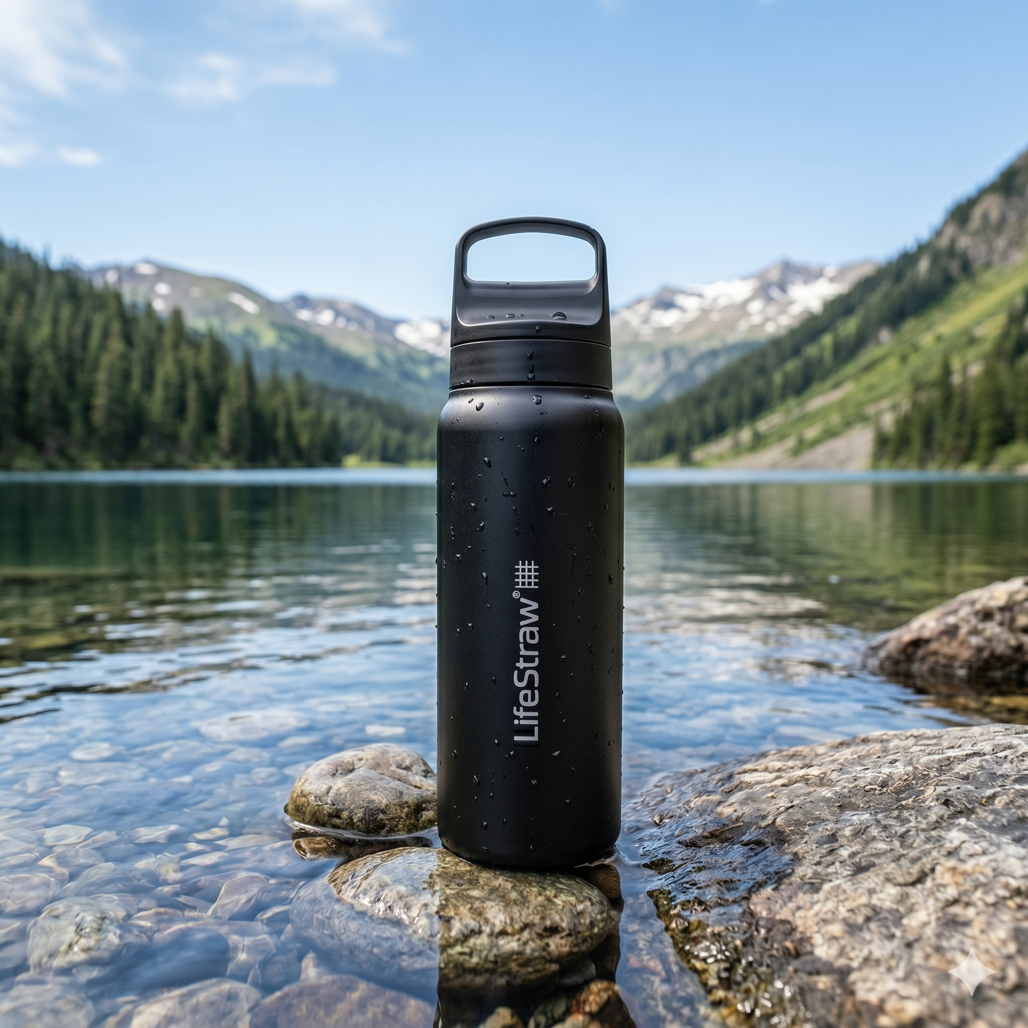 Lifestraw GO 2.0 Stalen Waterfles 700ml
