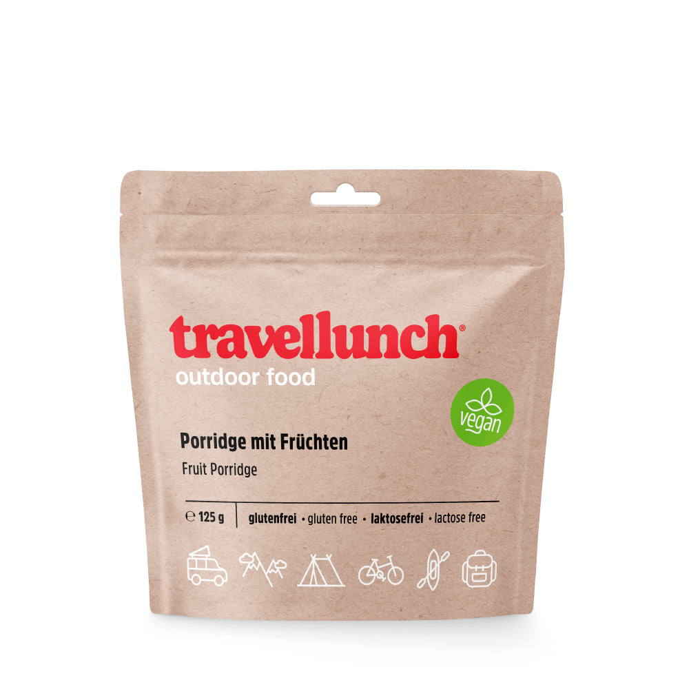 Travellunch • Fruit Porridge • Vegan & Glutenvrij Ontbijt