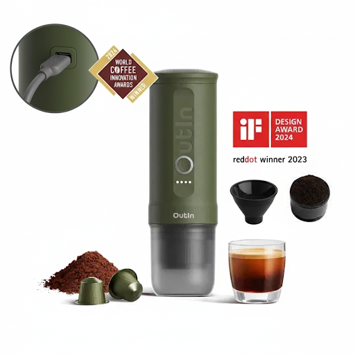 Outin Nano – Draagbare espressomachine